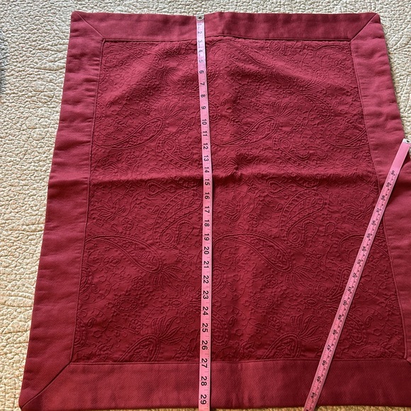 2 Cuddledown Quality Brand Pillow Shams 100% Cotton Luxurious Style Quality EUC - Picture 9 of 14